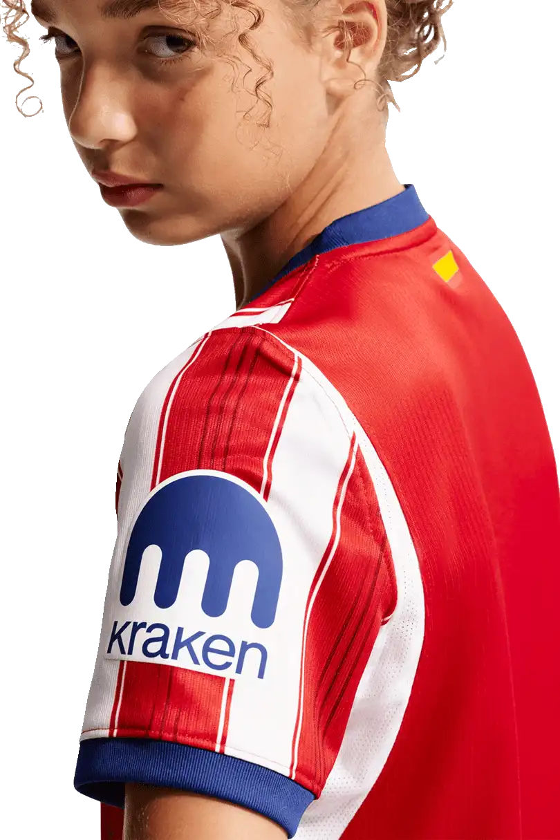 Dětský domácí fotbalový dres Nike Atletico Madrid 26/27 bílo-červený
