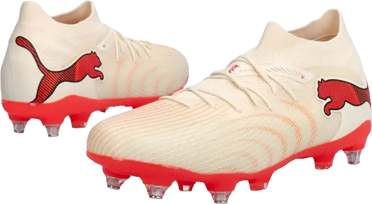 Pánské kopačky kolíky Puma Future 9 Match MxSG béžové