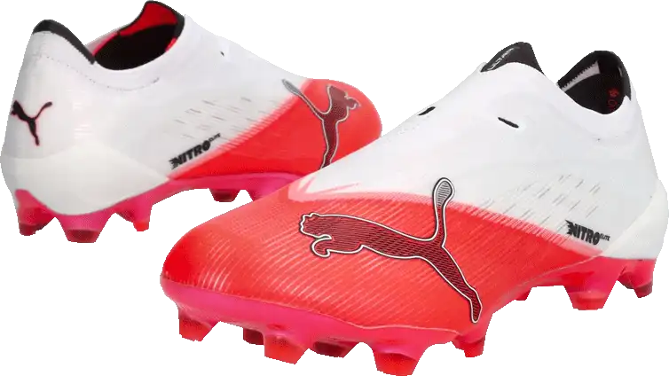 Dámské kopačky lisovky Puma Ultra Nitro 7 Ultimate LL FG BTK bílo-červené