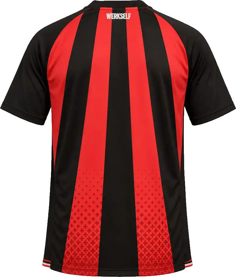 Pánský domácí dres New Balance Bayer Leverkusen 26/27 červeno-černý