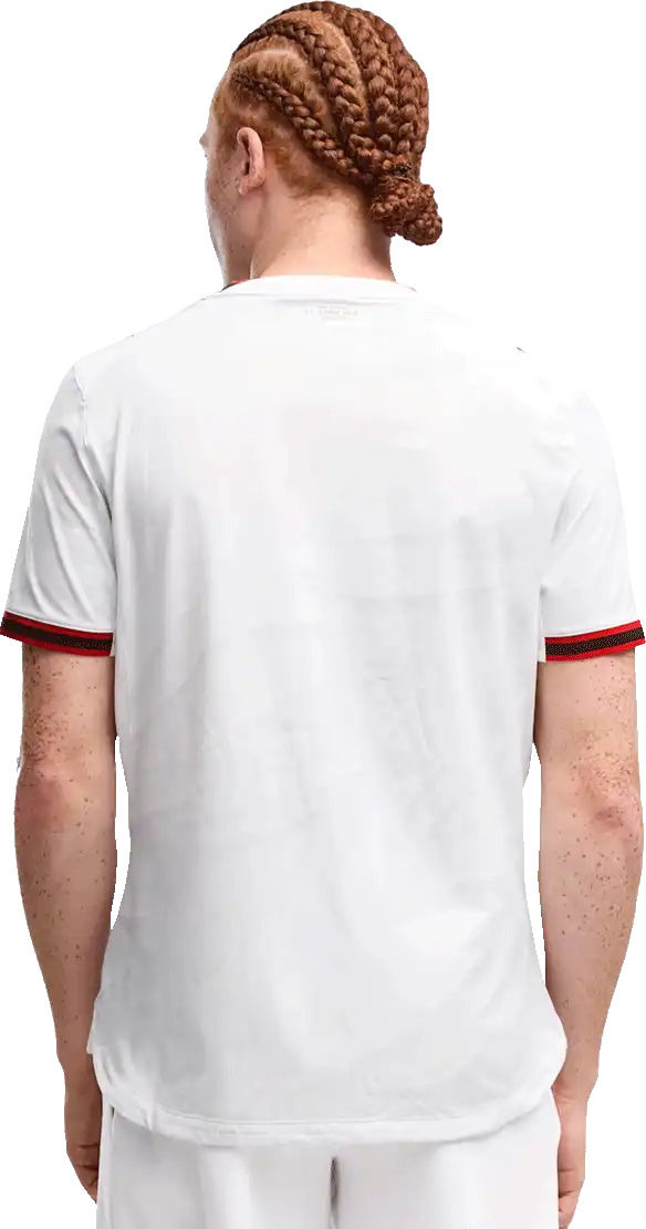 Pánský venkovní zápasový fotbalový dres Puma AC Milan 26/27 bílý