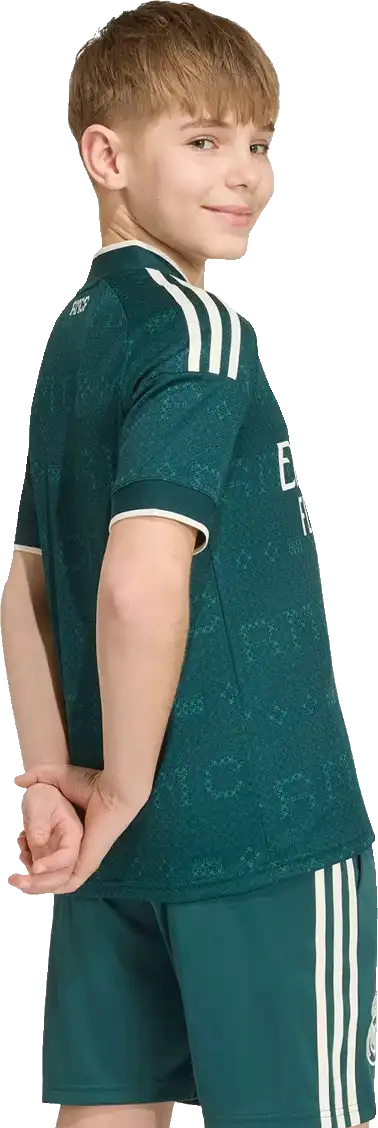 Dětský venkovní fotbalový dres Adidas Real Madrid 26/27 zelený