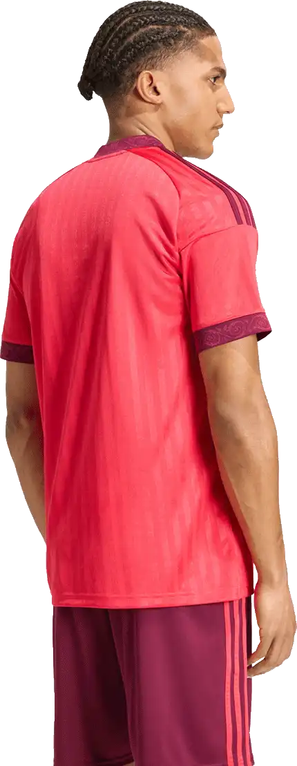 Pánský venkovní fotbalový dres Adidas Olympique Lyon 26/27 červený