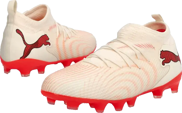 Dětské kopačky lisovky Puma Future 9 Match FG/AG béžové