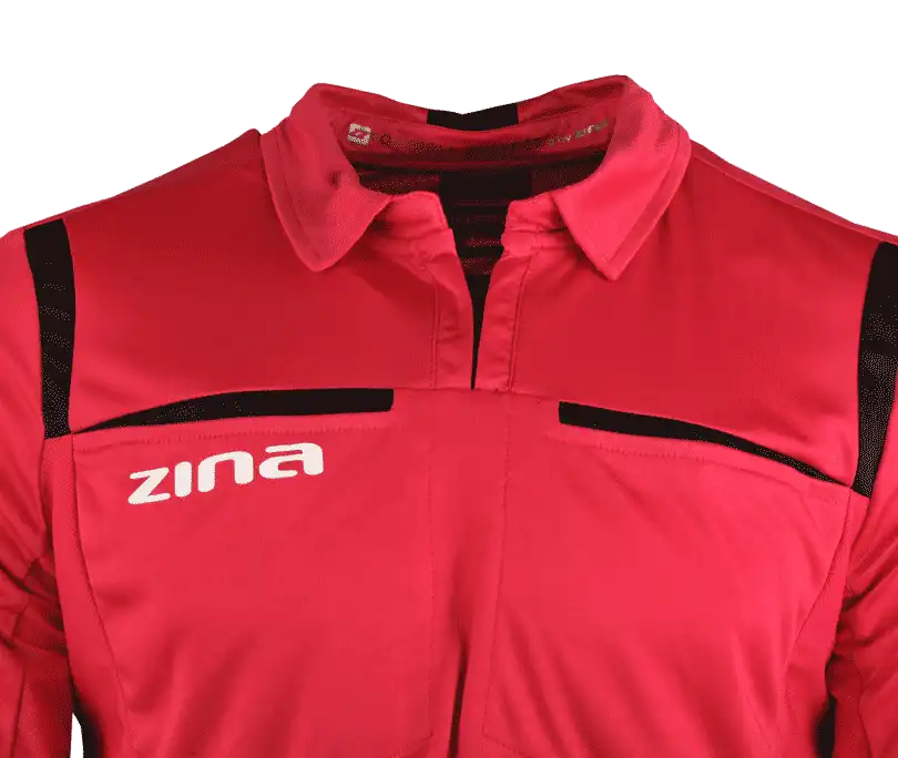 Fotbalový dres pro rozhodčí Zina Siena Maroon Radish LS Č