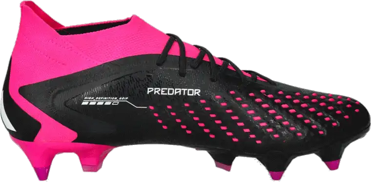 Pánské kopačky kolíky Adidas Predator Accuracy.1 SG černo-růžové