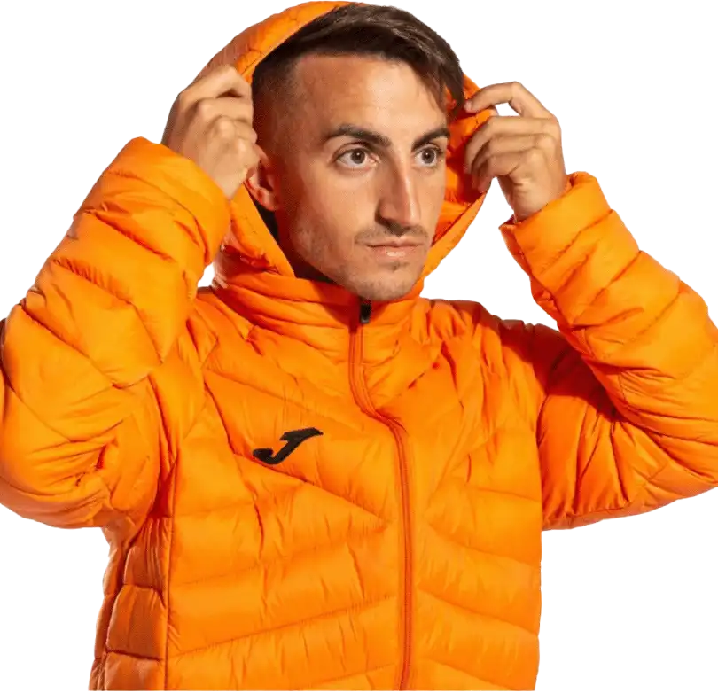 Pánská zimní bunda Joma Anorak Urban III oranžová