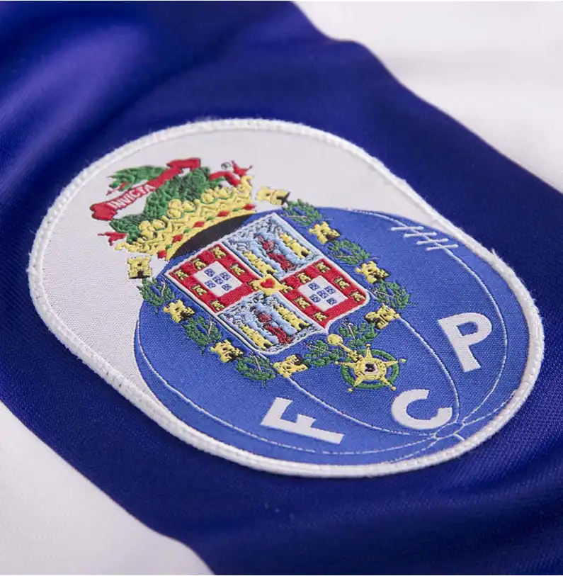Pánský fotbalový retro dres COPA FC Porto 86/87 modro-bílý
