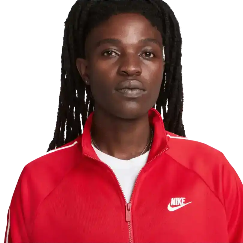 Pánská bunda se zipem Nike Sportswear Club červená