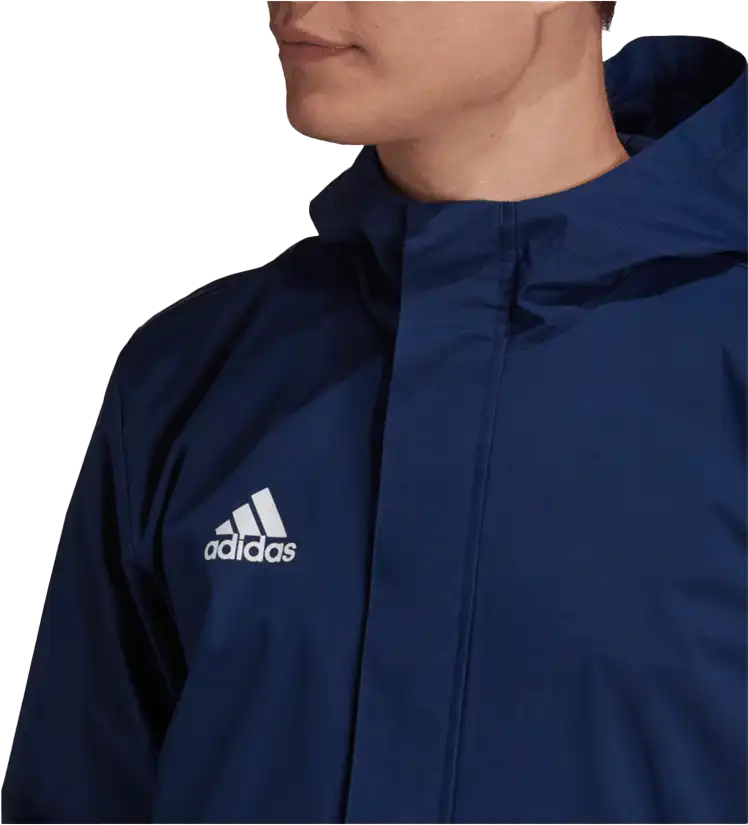 Dětská bunda s kapucí Adidas Entrada 22 Allweather modrá
