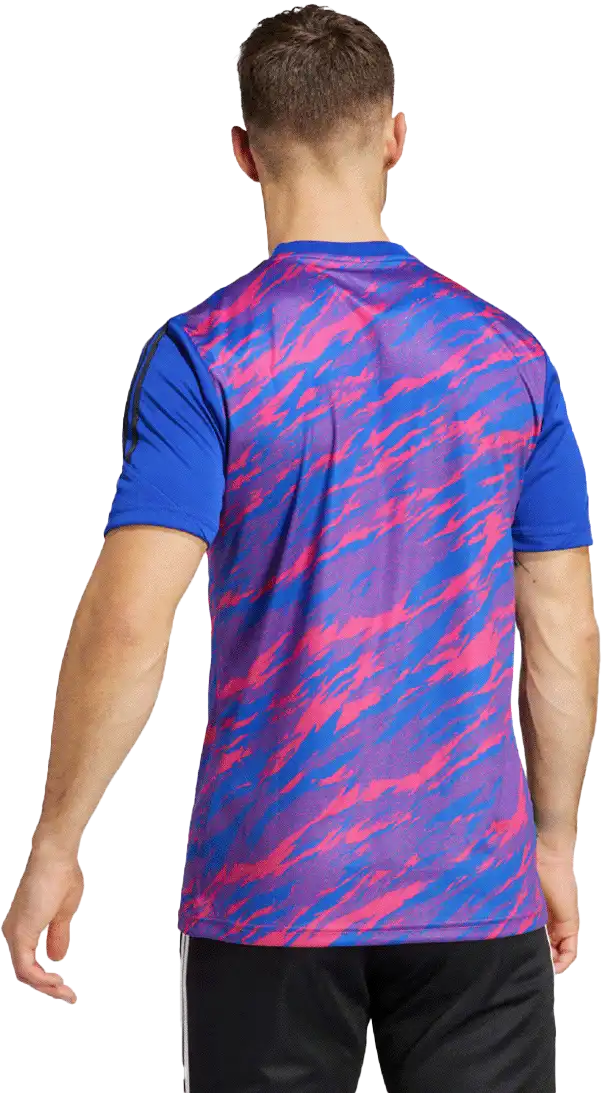 Pánský fotbalový dres Adidas Pogba Training modro-růžový