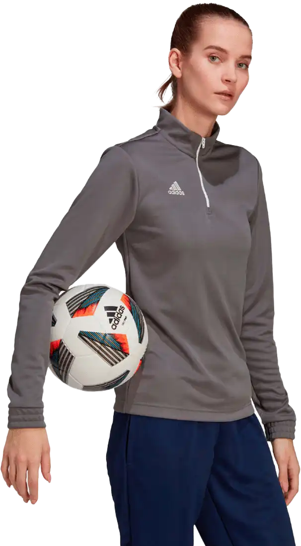 Dámské tréninkové tričko s dlouhým rukávem Adidas Entrada 22 šedé