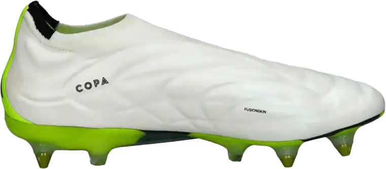 Pánské kopačky kolíky Adidas Copa Pure+ SG bílo-zelené BTK
