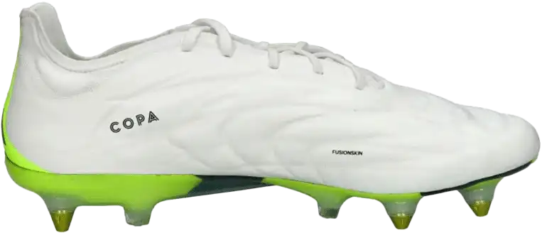 Pánské kopačky kolíky Adidas Copa Pure.1 SG bílo-zelené