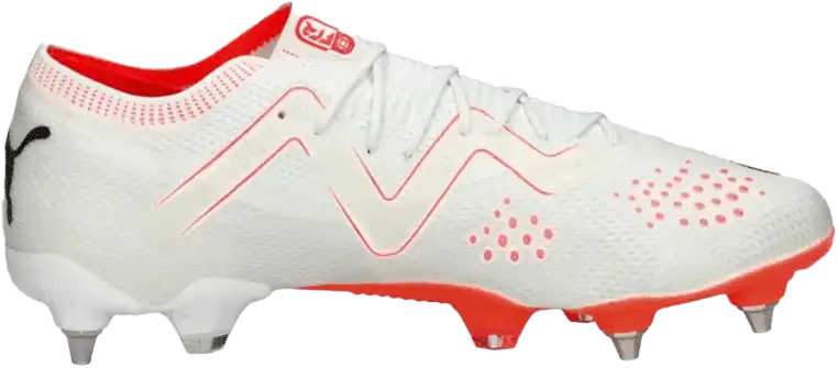 Pánské kopačky kolíky Puma Future Ultimate L MxSG bílo-červené