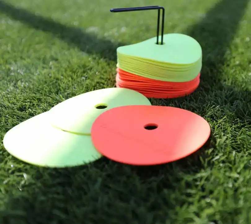 Vytyčovací mety Yakimasport ploché sada 20 ks průměr 14 cm