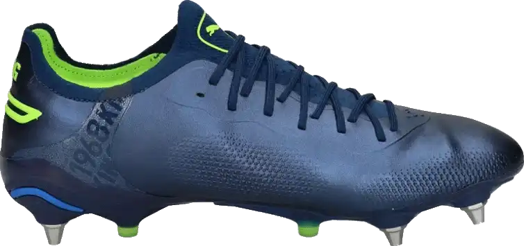 Pánské kopačky kolíky Puma King Ultimate MxSG modré