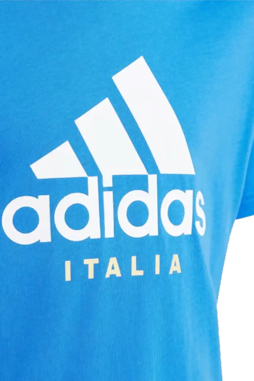 Dětské fotbalové tričko Adidas Itálie 2024 Tee modré