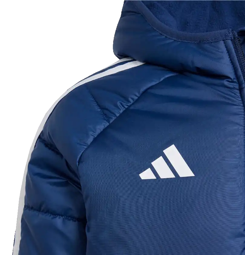 Dětská zimní bunda s kapucí Adidas Tiro 24 Winter modrá