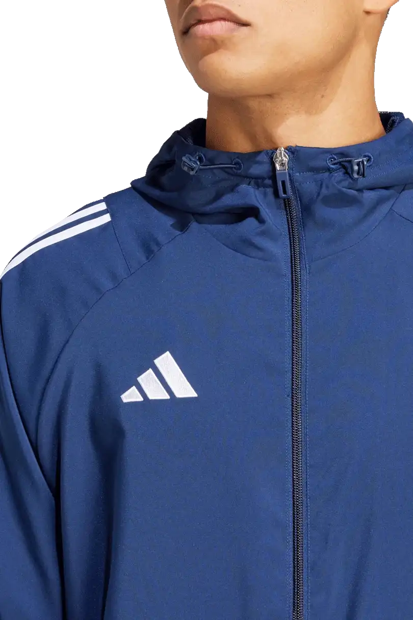 Pánská bunda větrovka Adidas Tiro 24 Windbreaker tmavě modrá