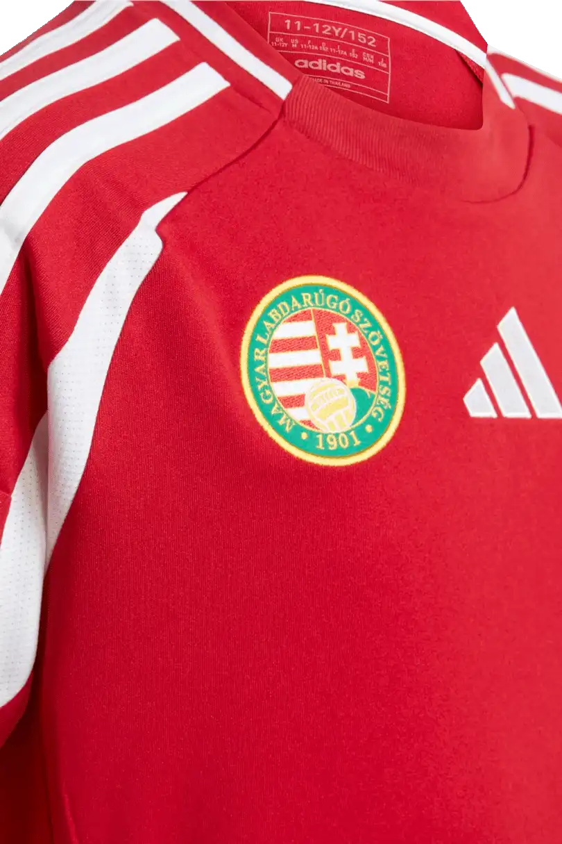 Dětský domácí fotbalový dres Adidas Maďarsko 2024 červený