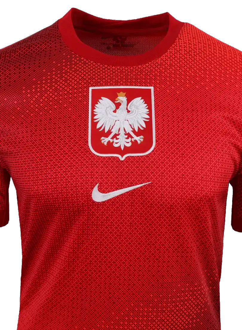 Pánský venkovní fotbalový dres Nike Polsko 2024 červený