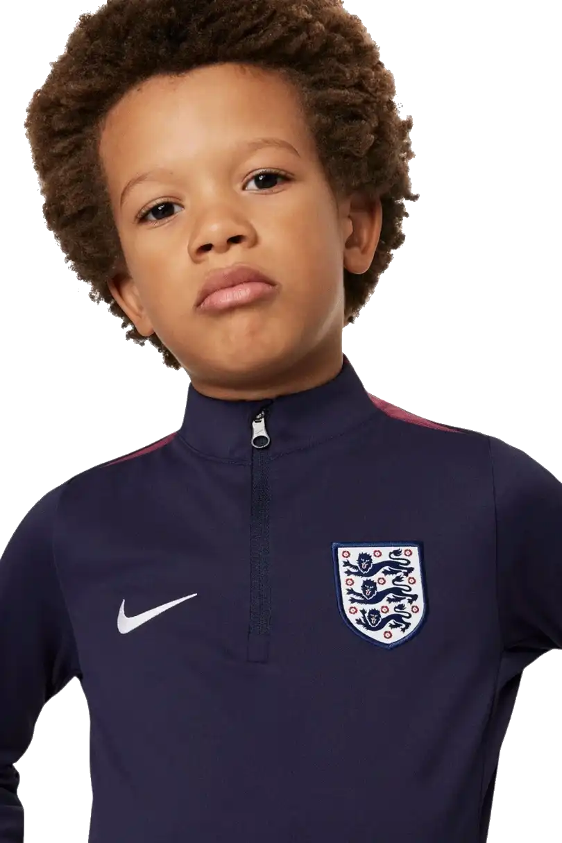 Dětská tréninková mikina Nike England 2024 Academy Pro fialová