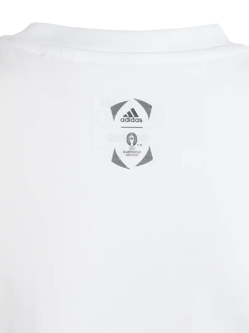 Dětské fotbalové tričko Adidas Německo Tee bílé