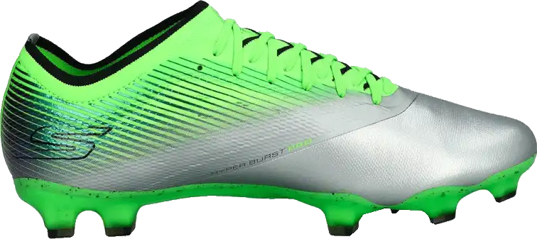 Pánské kopačky lisovky Skechers Razor FG stříbrno-zelené