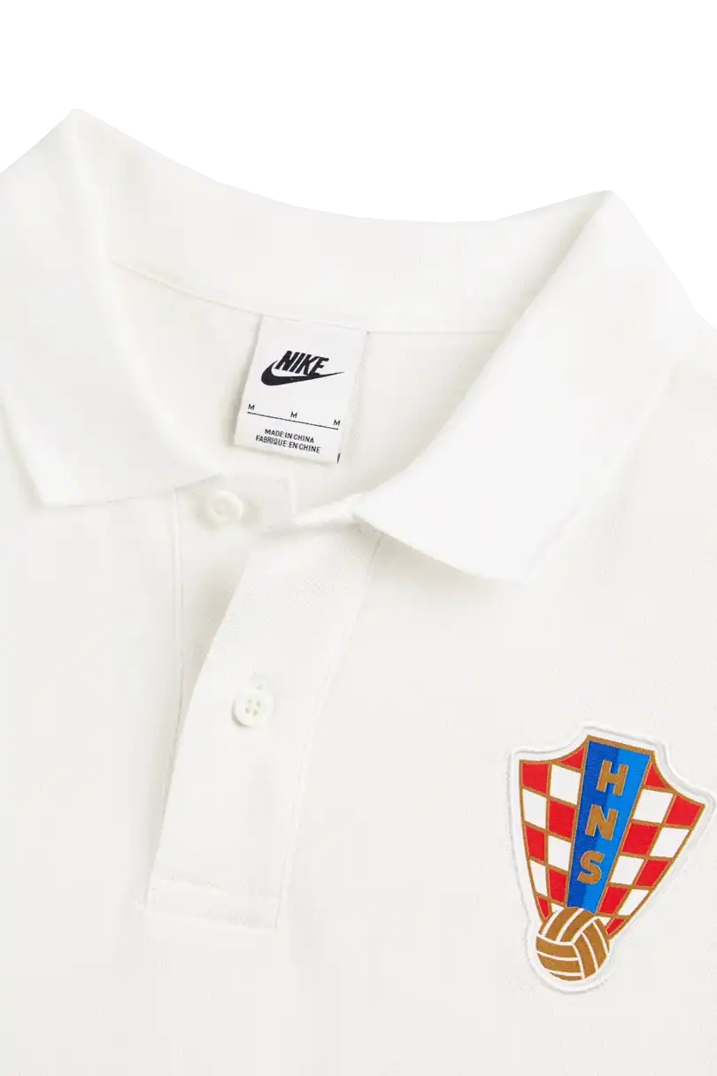 Pánská polokošile Nike Chorvatsko 2024 Polo bílá