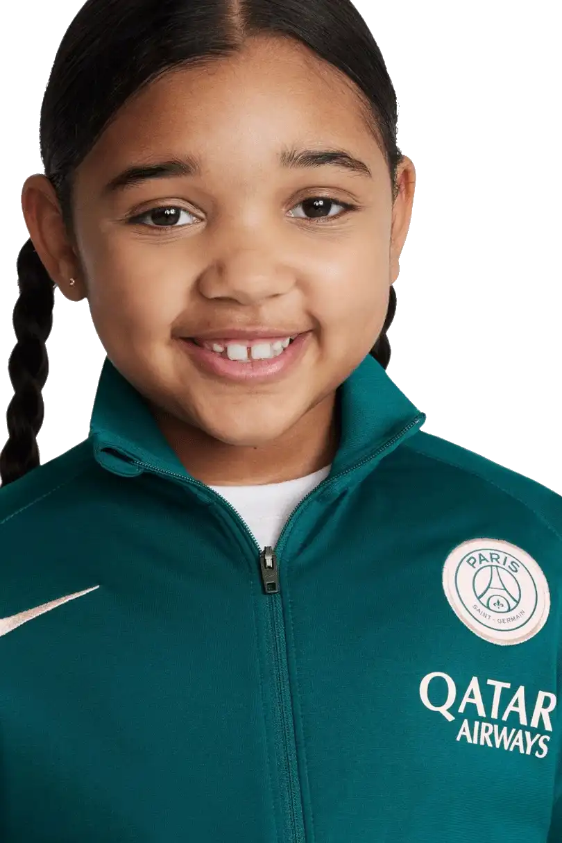 Dětská pleteninová souprava Nike PSG 24/25 bordo-zelená