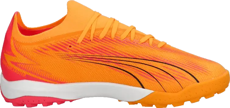 Pánské kopačky turfy Puma Ultra Match TT oranžové2