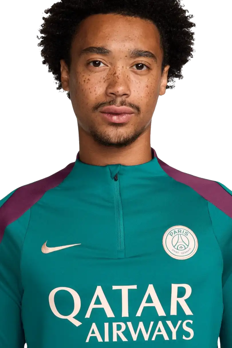 Pánská tréninková mikina Nike PSG 24/25 Strike zelená