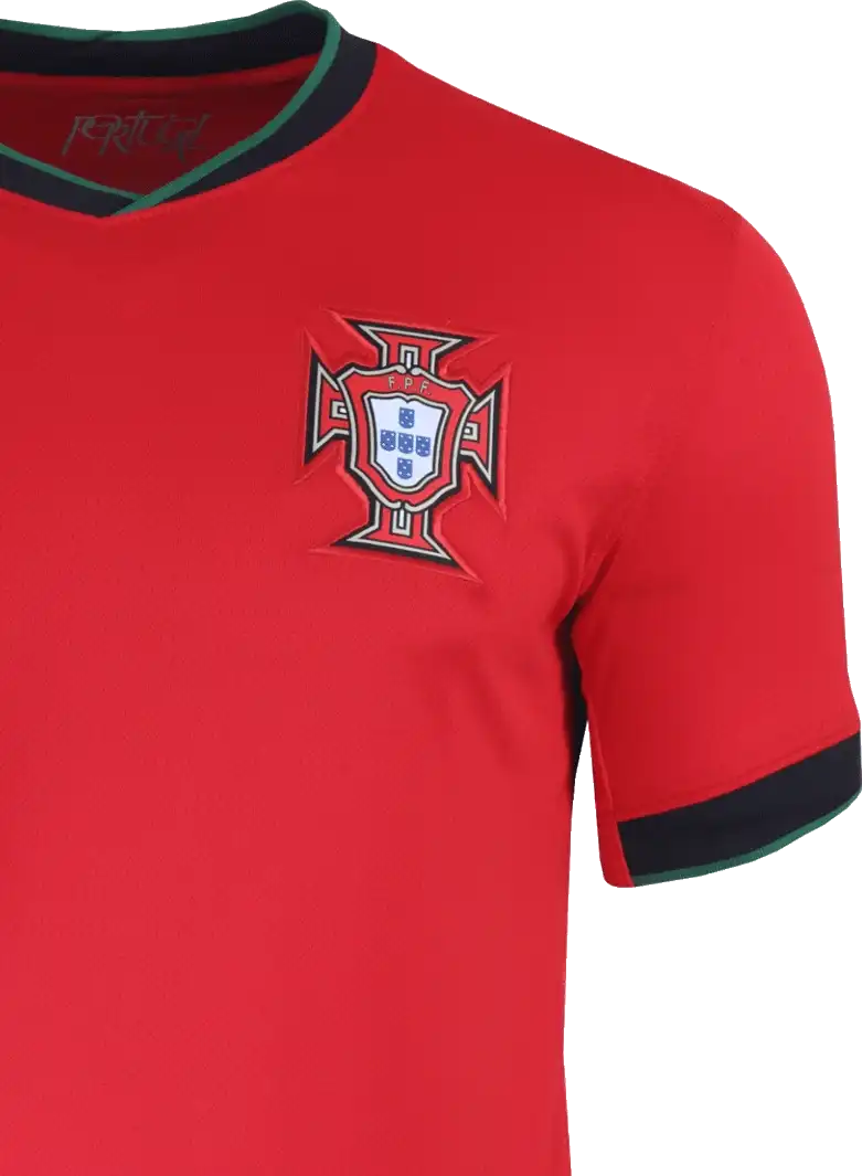Pánský domácí fotbalový dres Nike Portugalsko 2024 červený Ronaldo 7