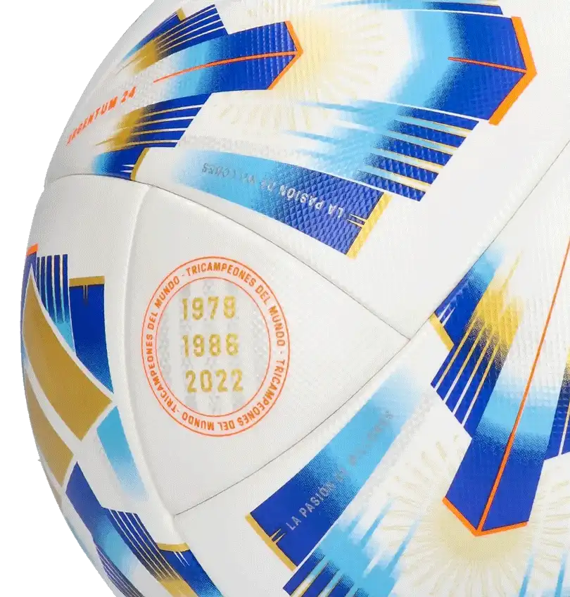 Fotbalový míč Adidas Argentina 2024 Competition bílý velikost 4