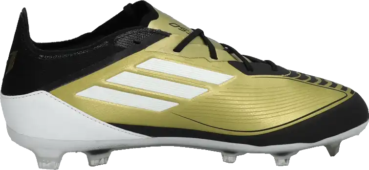 Dětské kopačky lisovky Adidas F50 Pro Messi FG zlaté