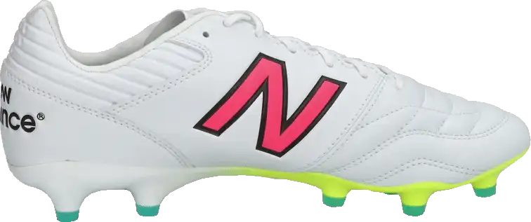 Pánské kopačky lisovky New Balance 442 V2 Pro FG bílé2