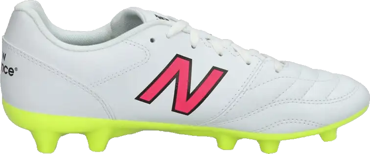 Dětské kopačky lisovky New Balance 442 V2 Academy FG bílé2