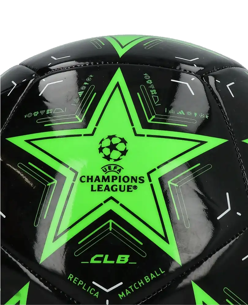 Fotbalový míč Adidas UCL Club 24/25 velikost 3 zeleno-černý