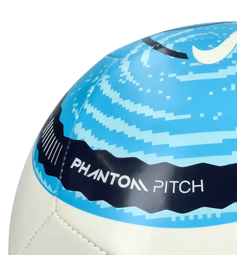 Fotbalový míč Nike Phantom velikost 5 bílo-blankytný