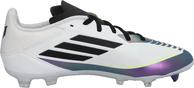Dětské kopačky lisovky Adidas F50 League Messi FG/MG bílé