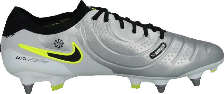 Pánské kolíky Nike Tiempo Legend 10 Elite SG-PRO PE Anti Clog stříbrné
