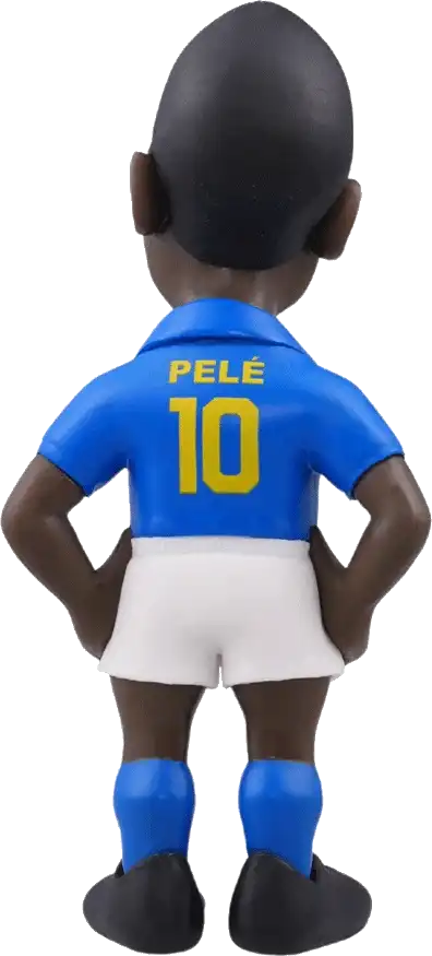 Sběratelská figurka Minix Brazílie Pelé 12 cm modrá