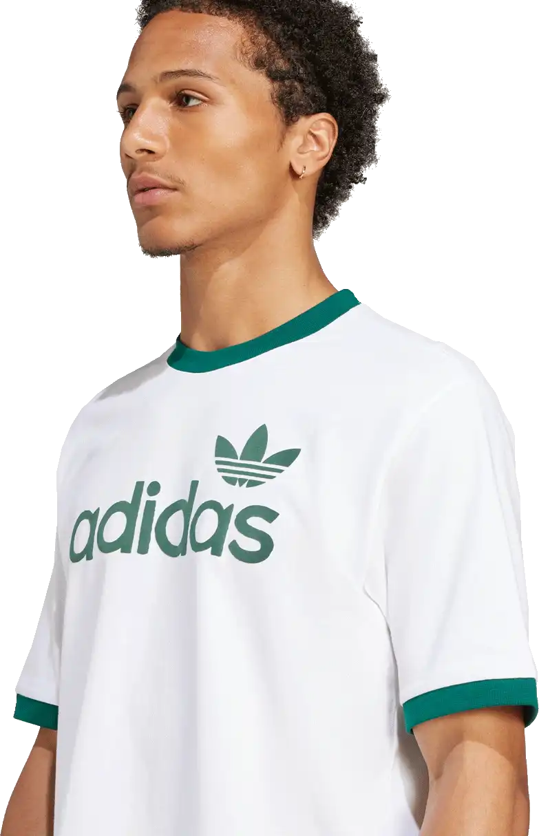 Pánské tričko s krátkým rukávem Adidas Simple bílé