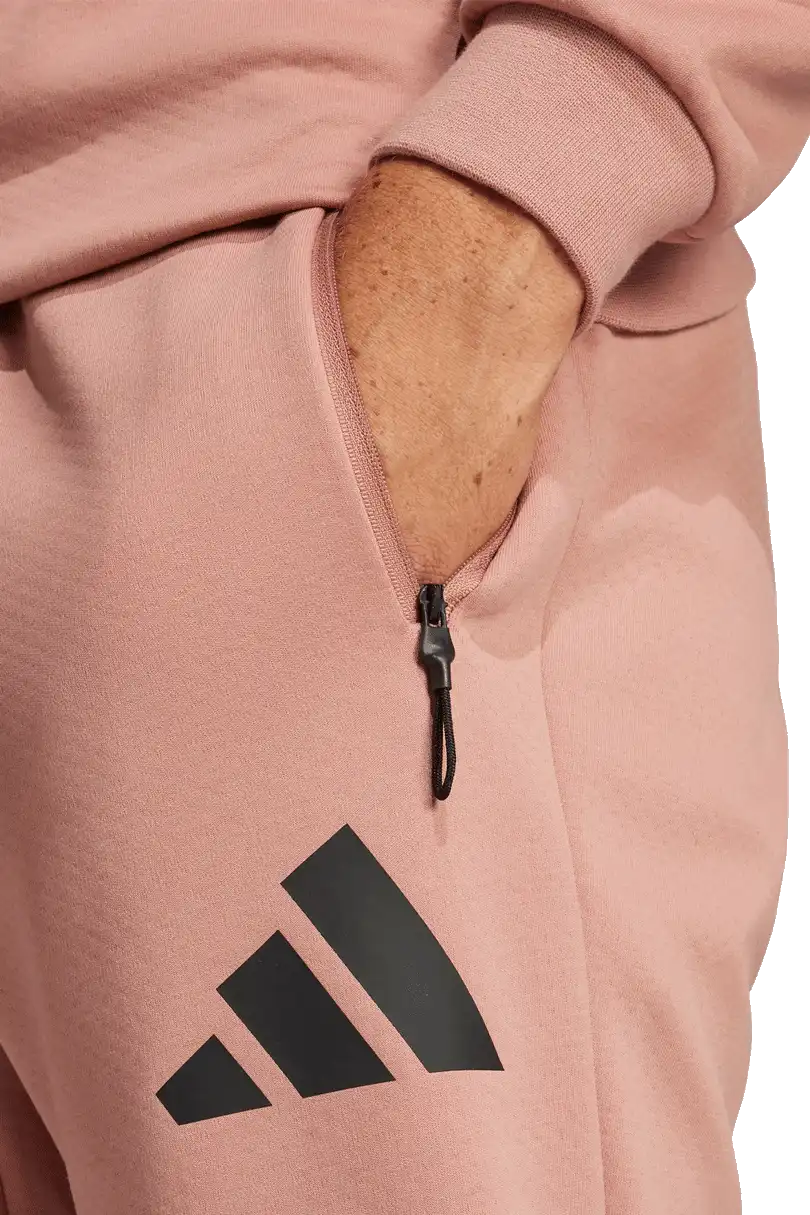 Pánské třívrstvé kalhoty Adidas Z.N.E. růžové