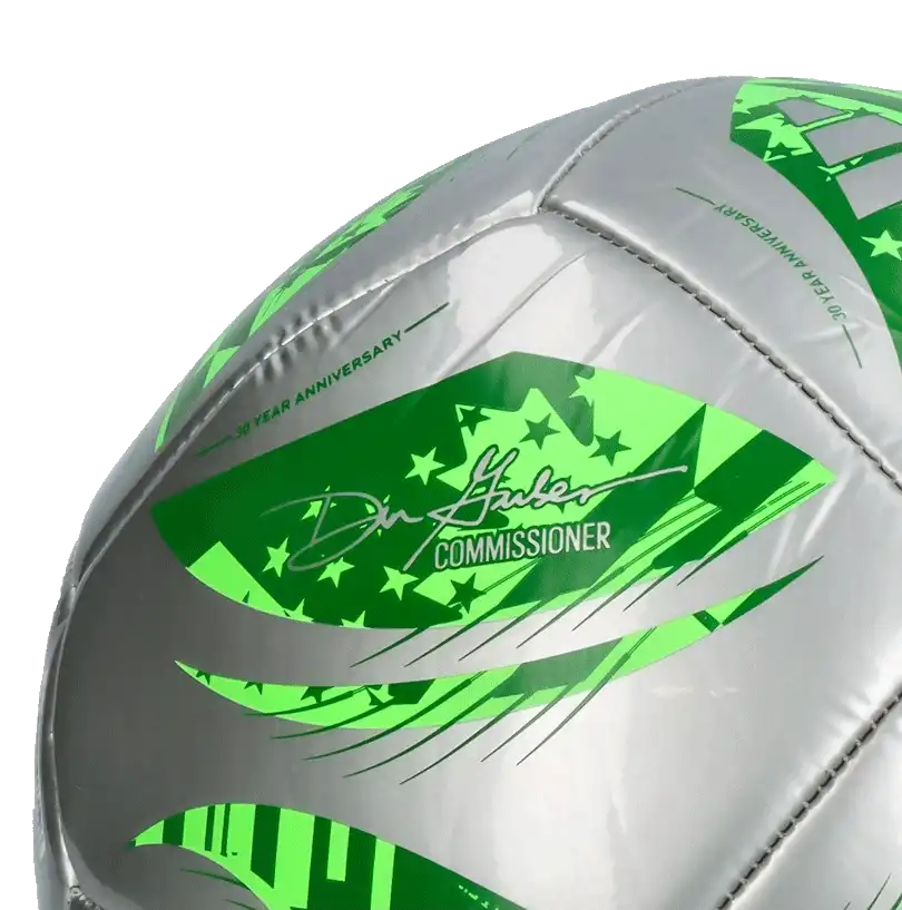 Fotbalový míč Adidas MLS 2025 Club velikost 5 stříbrný