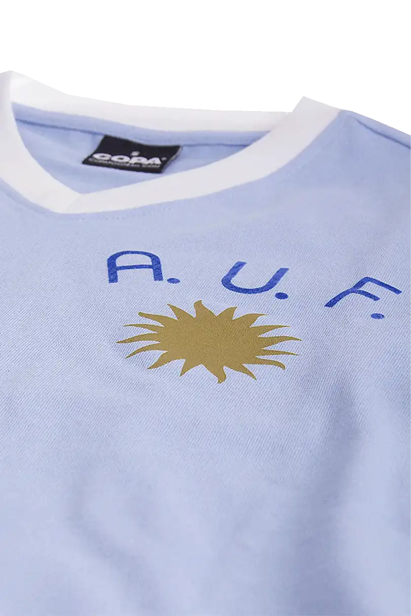 Pánský fotbalový retro dres COPA Uruguay 1970 blankytný
