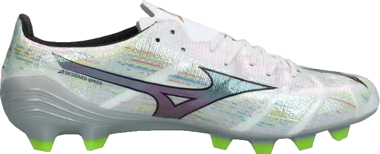 Pánské kopačky lisovky Mizuno Alpha II Pro FG stříbrné