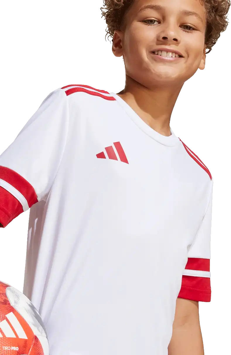 Dětský fotbalový dres Adidas Squadra 25 bílý2