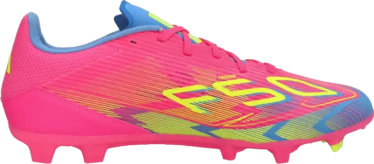 Pánské kopačky lisovky Adidas F50 League FG/MG růžové